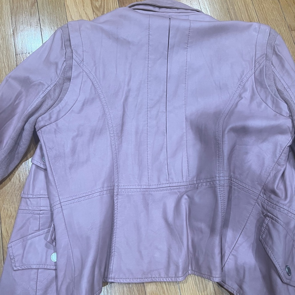 Women leather jacket